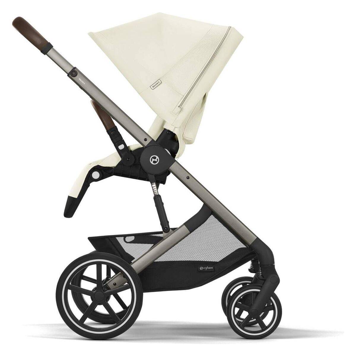 Cybex Ogrodje s sedežno enoto Balios S Lux seashell beige, light beige