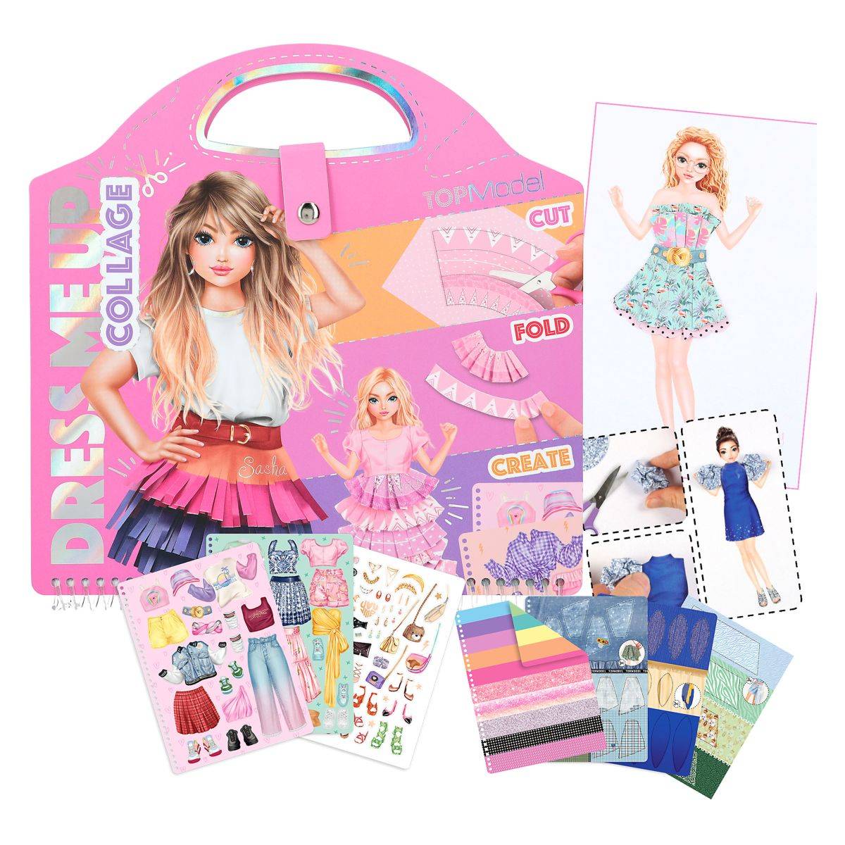 Top Model Dress Me Up Collage Book