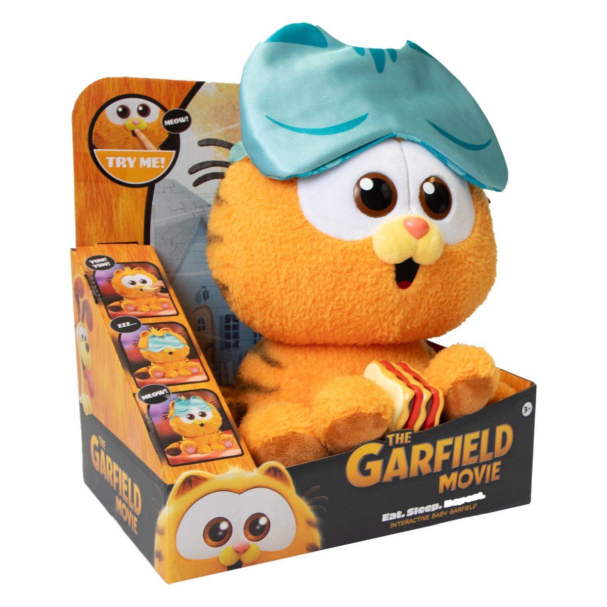 Animagic interaktivni pliš Baby Garfield 26 cm