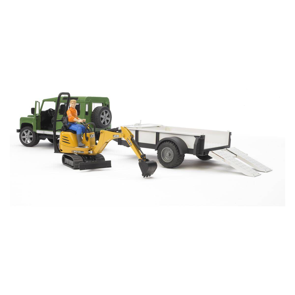 Bruder Land Rover Defender s prikolico