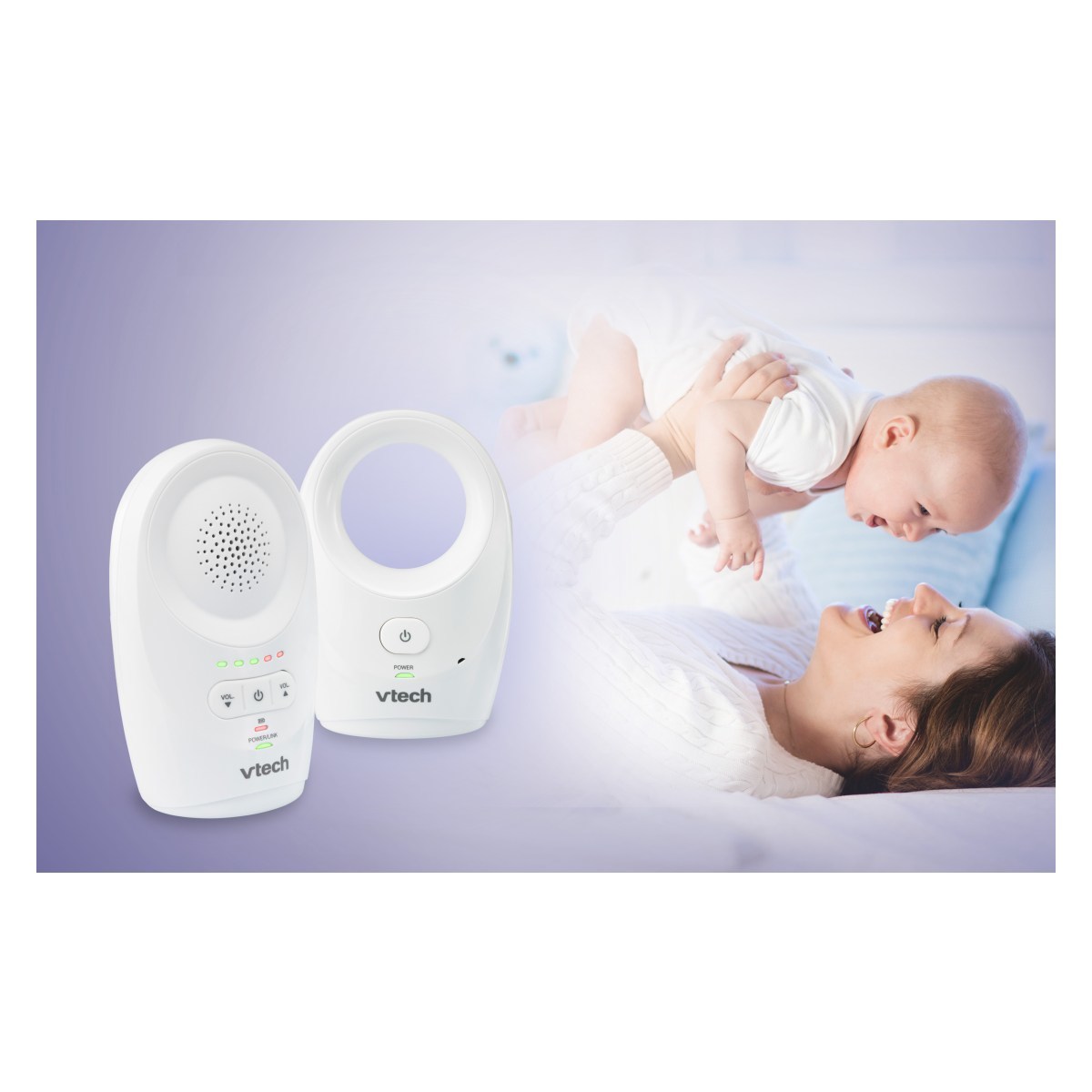 Vtech varuška - avdio DM1111 digital alarm white