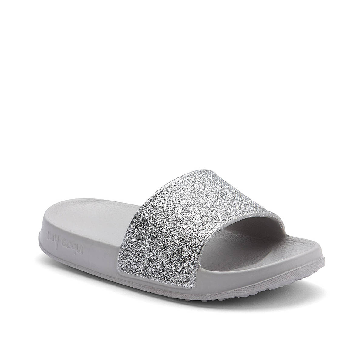 Coqui natikač zunanji 7083-301-4600 TORA D khaki grey/silver glitter 34