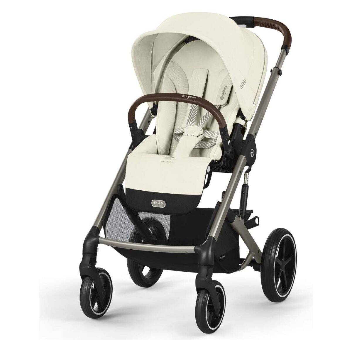 Cybex Ogrodje s sedežno enoto Balios S Lux seashell beige, light beige