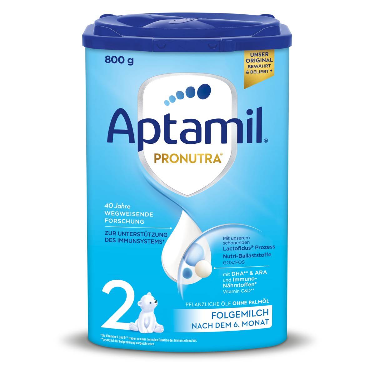 Aptamil Nadaljevalno mleko 2 800g