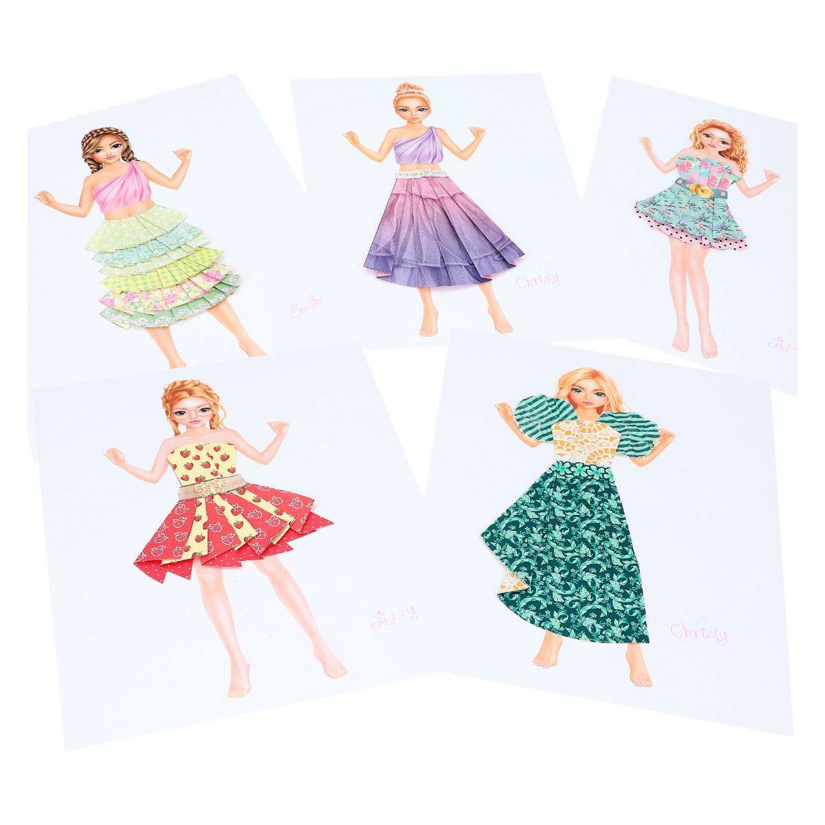 Top Model Dress Me Up Collage Book
