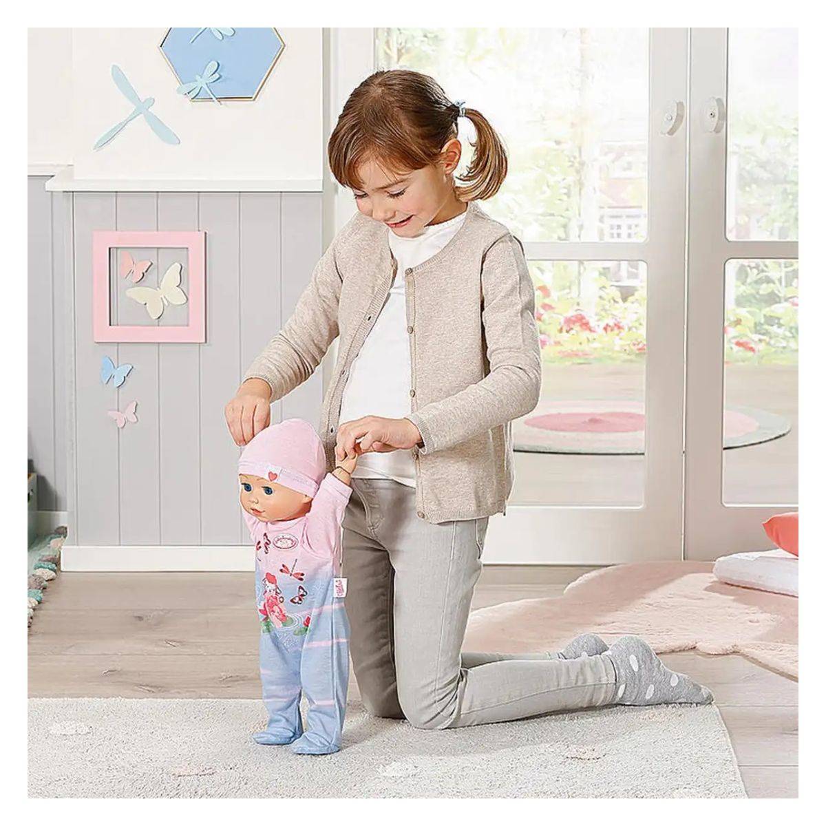 Zapf Baby Annabell Lilly dojenček, ki se uči hoditi, 43cm