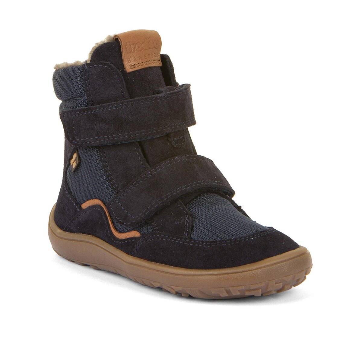 Froddo škornji G3160247 BAREFOOT TEX WINTER podloženi F dark blue 26
