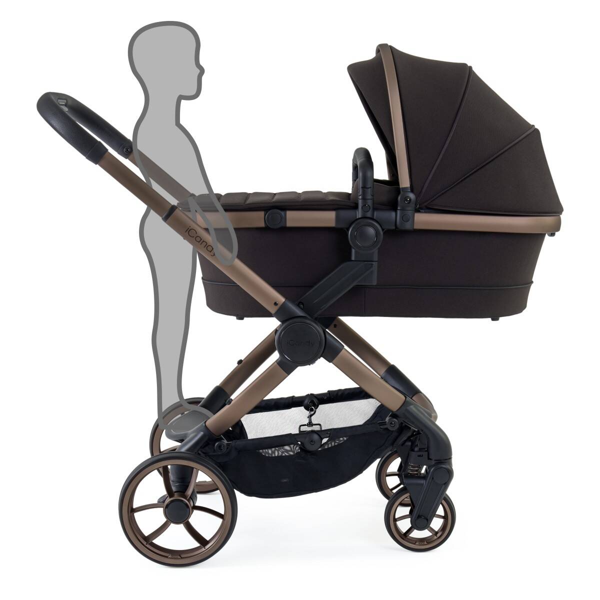 iCANDY Peach 7 kolica 2u1, Pecan Phantom Complete bundle