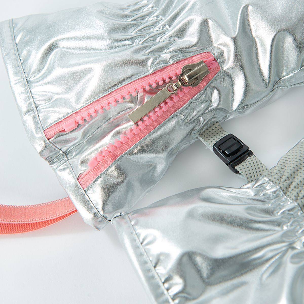 Cool Club ski rokavice 5 prstov CAG2732954 D Srebrna 158