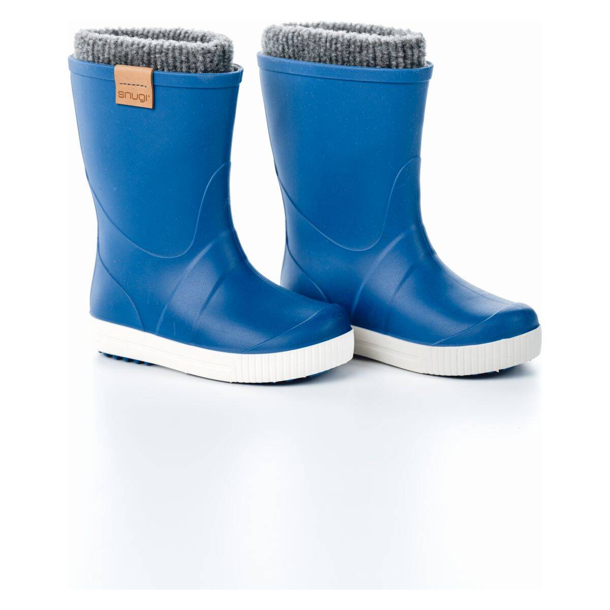 SNUGI čizme za kišu RBWS03 WoolySplash podstavljene M blue 32