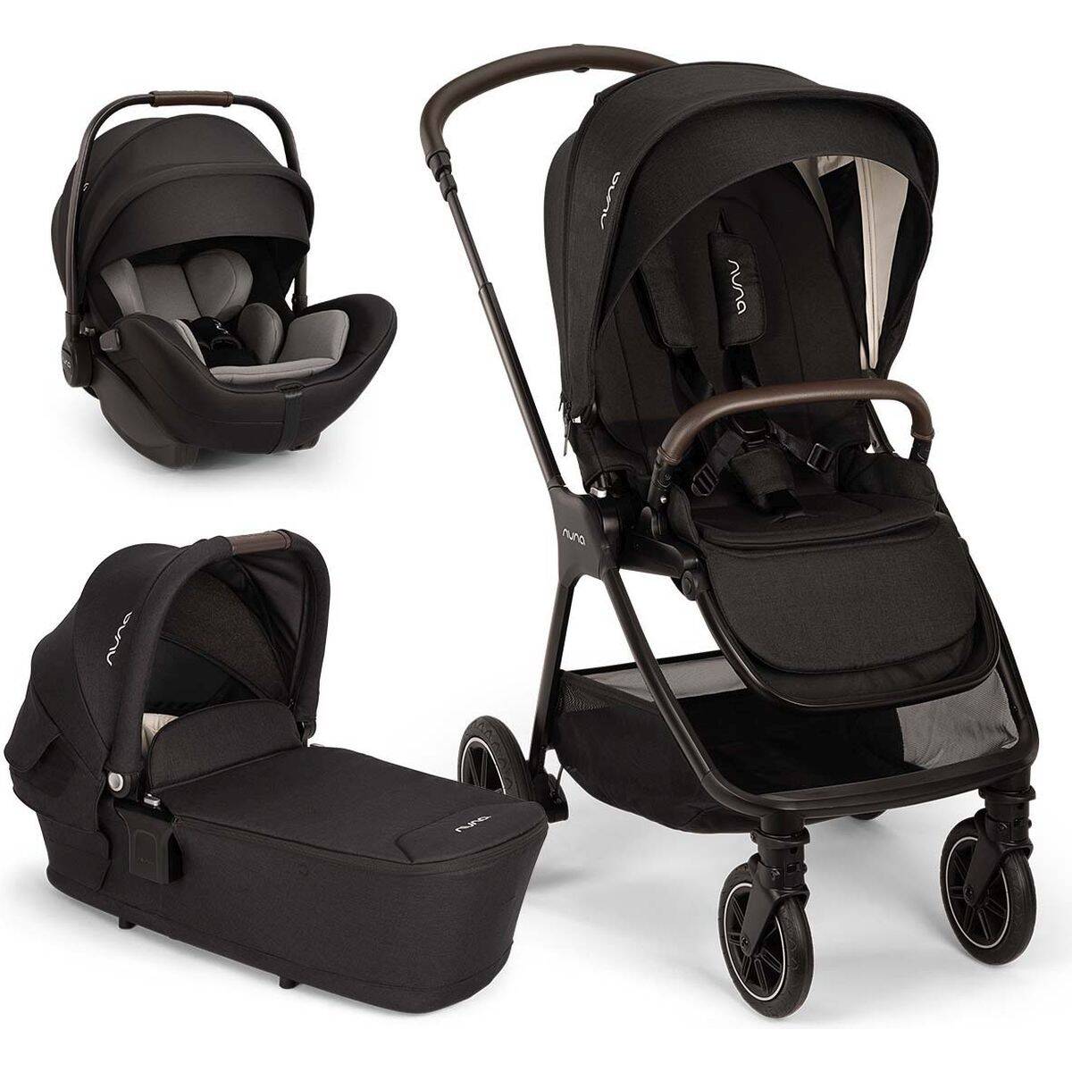 Nuna® Voziček 3v1 Arra Flex Triv Next caviar