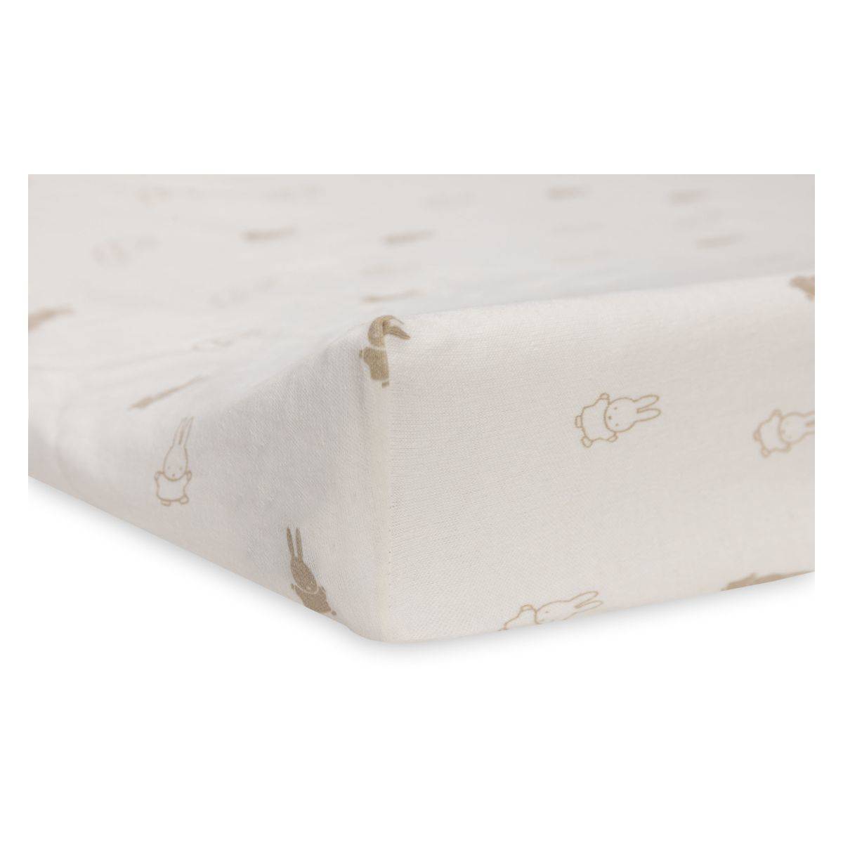 Jollein prevleka za previjalno blazino 50x70cm jersy happy miffy nougat