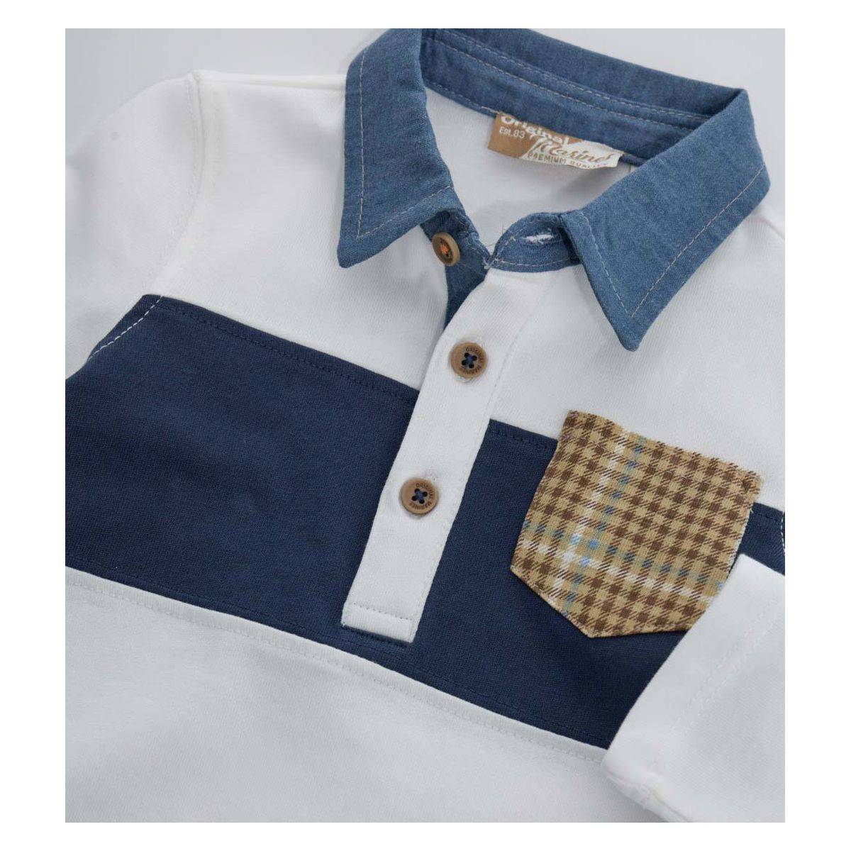 Original Marines majica DR DEA0634NM F Bela 68