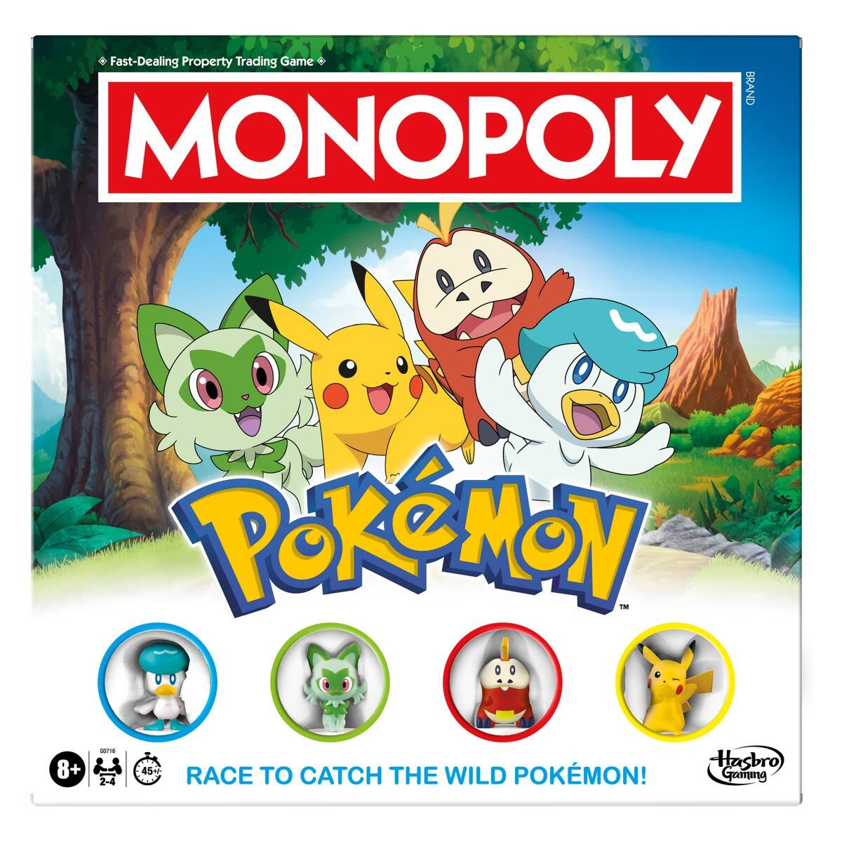 HASBRO GAMES Monopoly Pokemon G0716UE2
