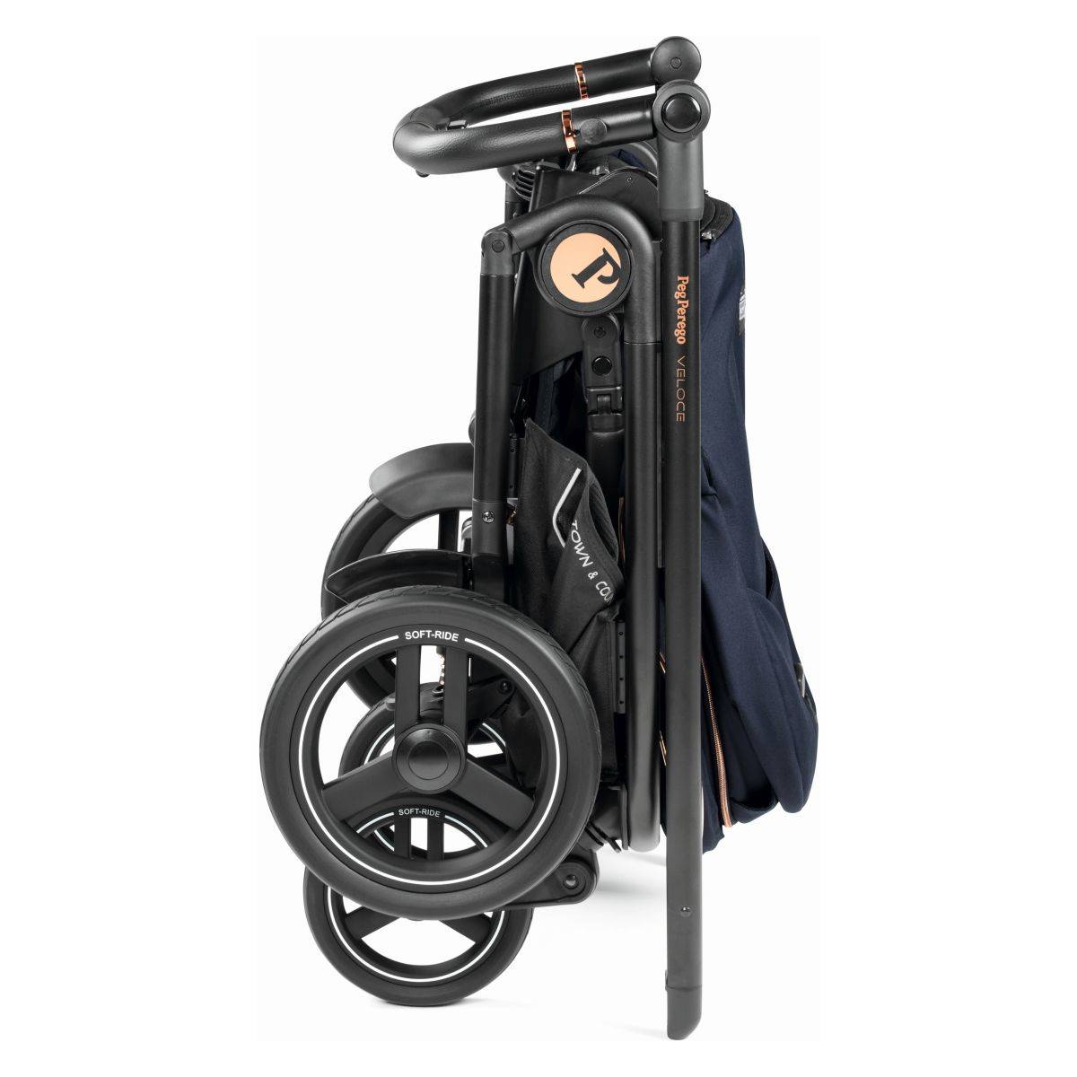 Peg Perego Voziček 2v1 Veloce TC Belvedere blue shine