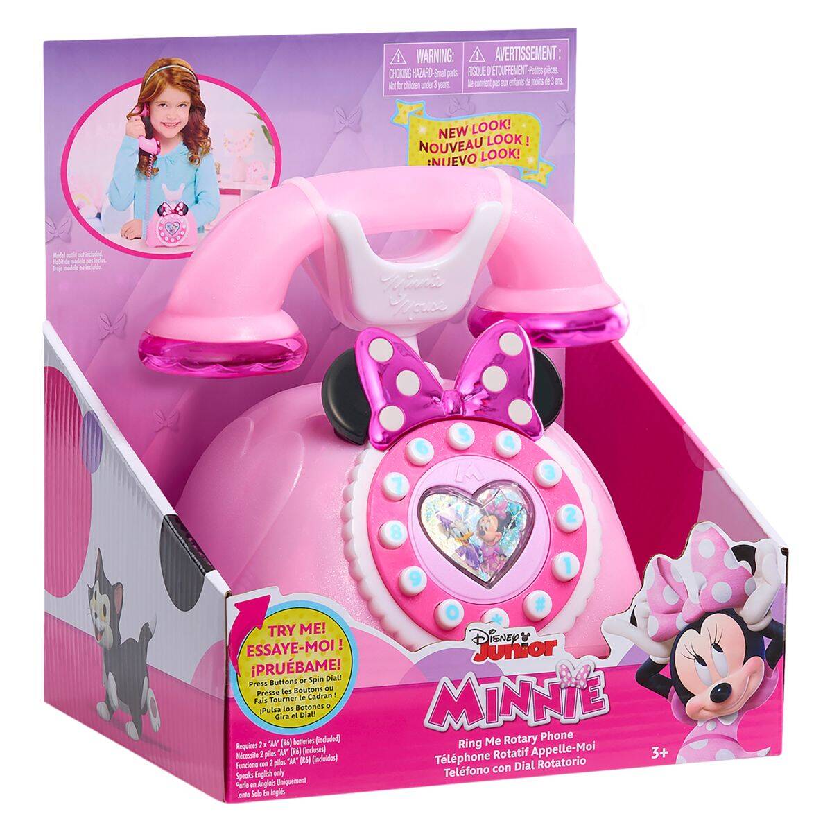 Just play telefon Minnie Mouse Ring Me Rotary Phone