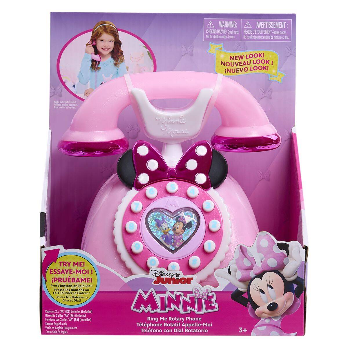 Just play telefon Minnie Mouse Ring Me Rotary Phone