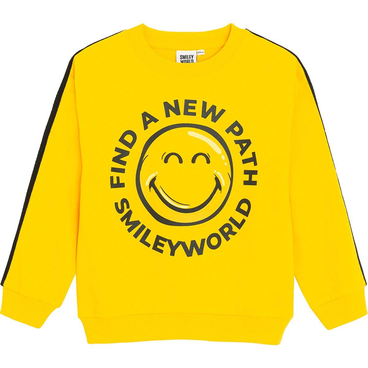Cool Club pulover DR LCB3110695 SMILEY WORLD F Rumena 128