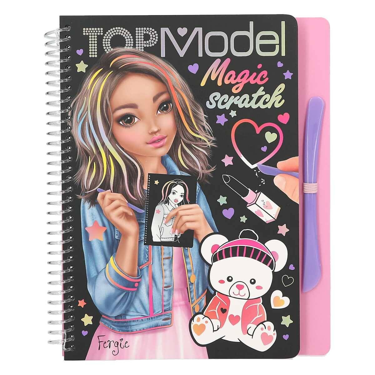 Livre Magique à Gratter Depesche TOPModel – Magic-Scratch Book, Activité Créative Pour Enfants