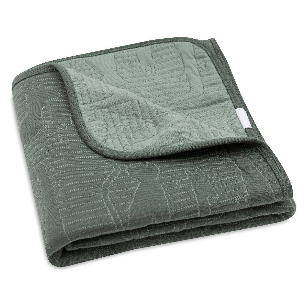 Jollein dekica celoletna 75x100cm Jungle Jambo ash green/laurel