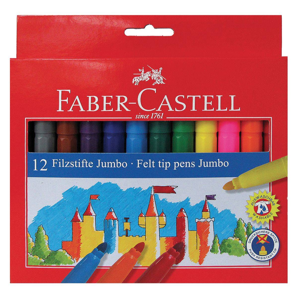 Faber Castell flomastri Jumbo 12/1