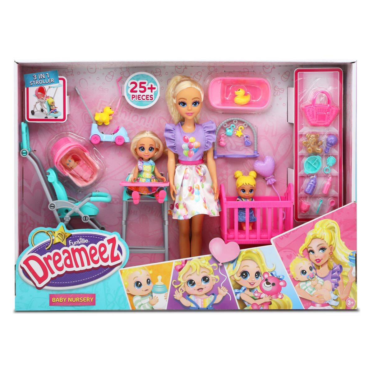 Dreameez punčka, set "otroška varuška"