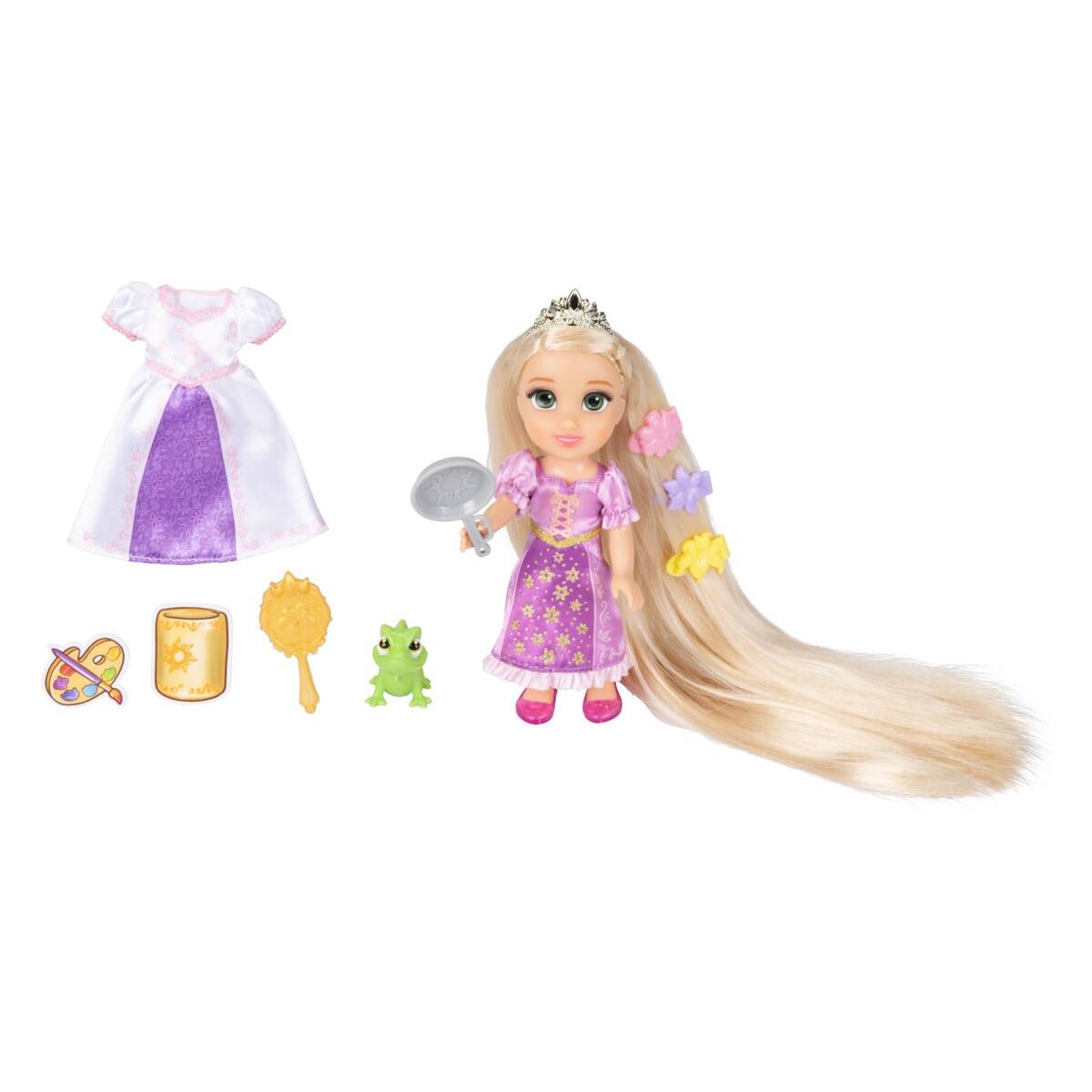 Jakks Pacific punčka Disney Princess Petites z modnimi dodatki 15cm sort