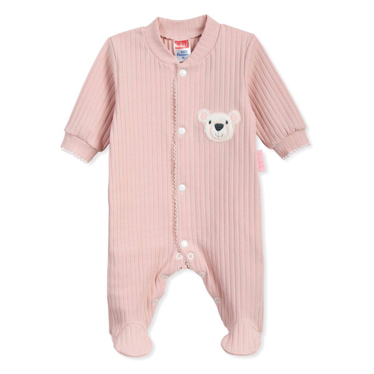 Clar pajac z rokavi 06970 D Roza 50