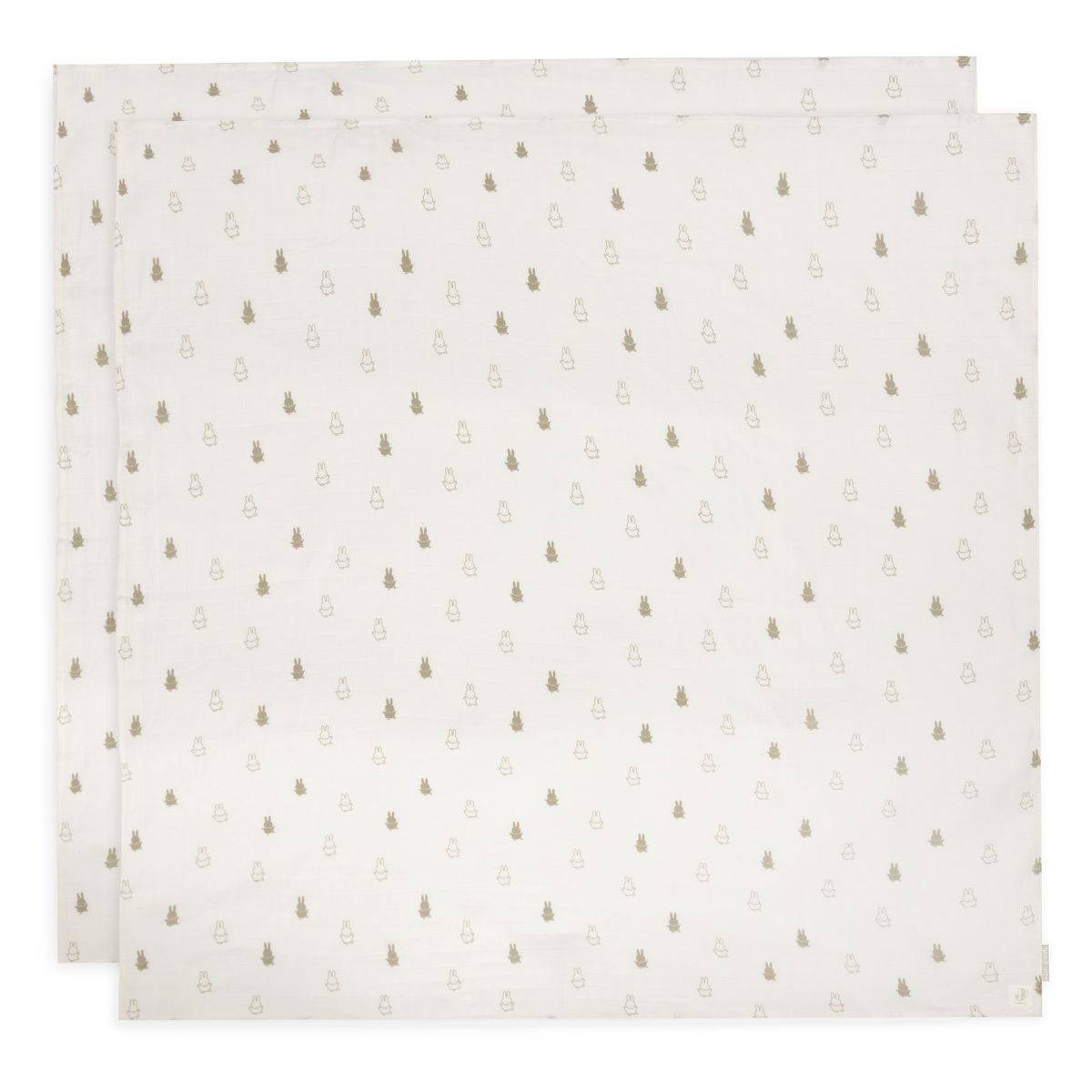 Jollein tetra plenica 2/1, 115x115cm happy miffy olive green