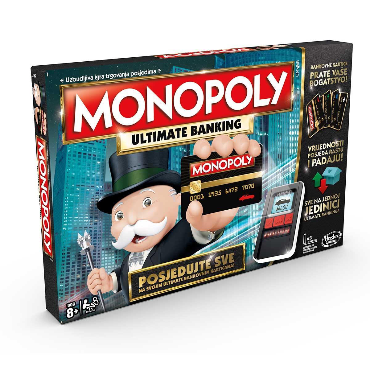 HASBRO GAMES društvena igra Monopoly ultimate banking