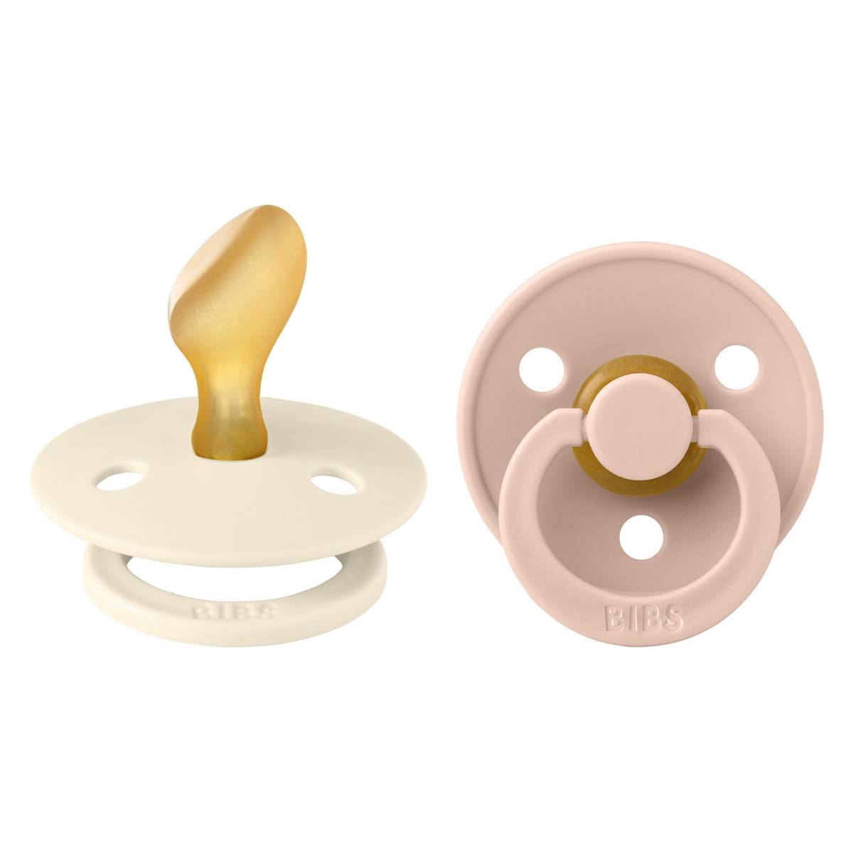 BIBS duda varalica - lateks Colour  (anatomske) - Ivory/Blush (vel. 2)