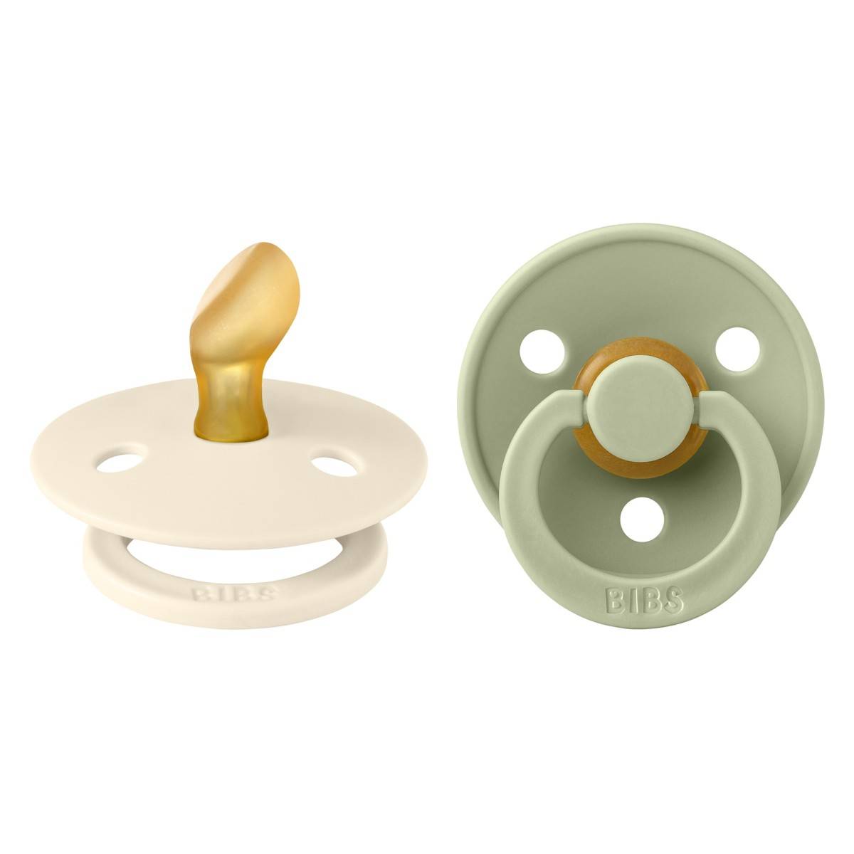 BIBS duda varalica - lateks Colour  (anatomske) - Ivory/Sage (vel. 1)
