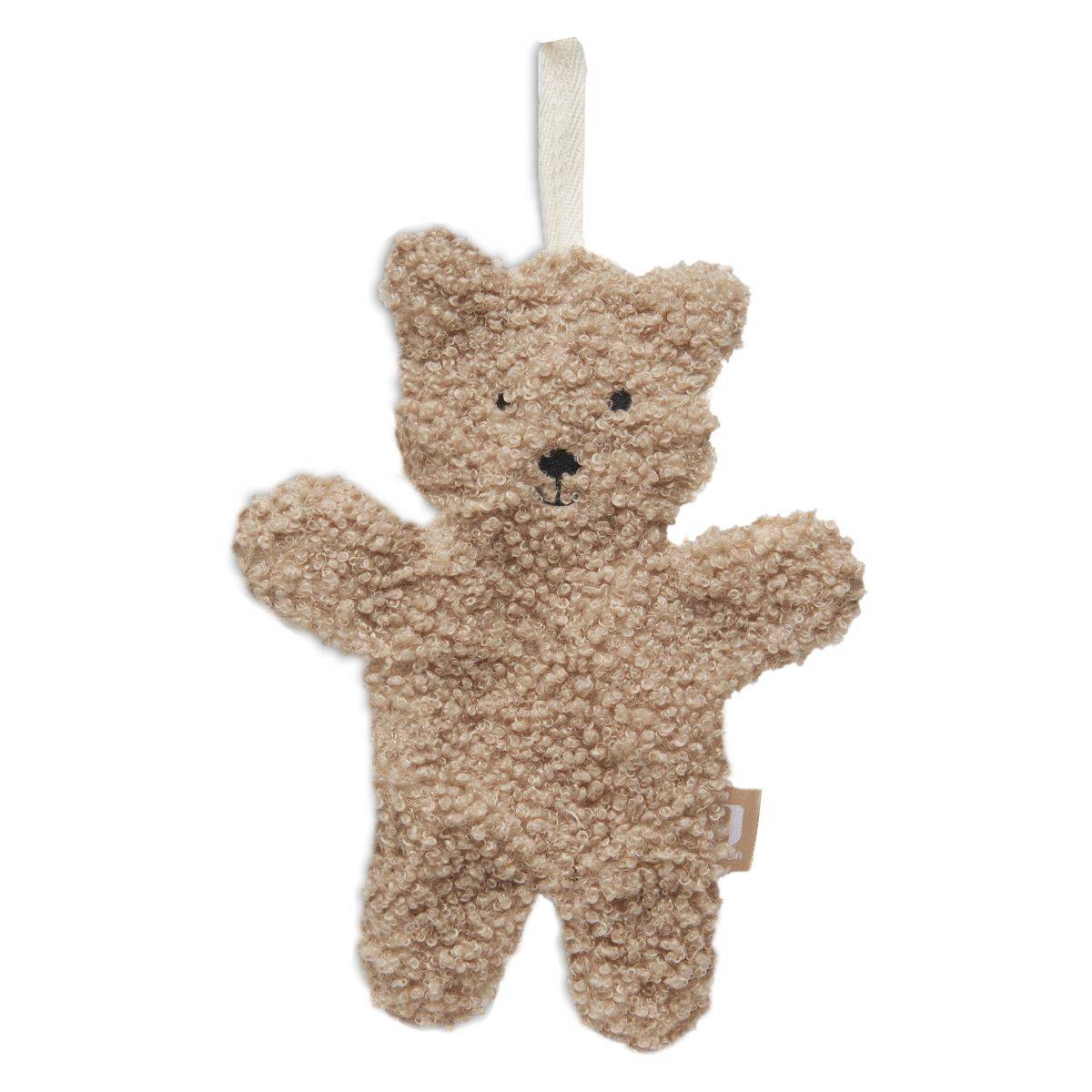 Jollein ninica in držalo za dudo teddy bear biscuit 031-594-67005