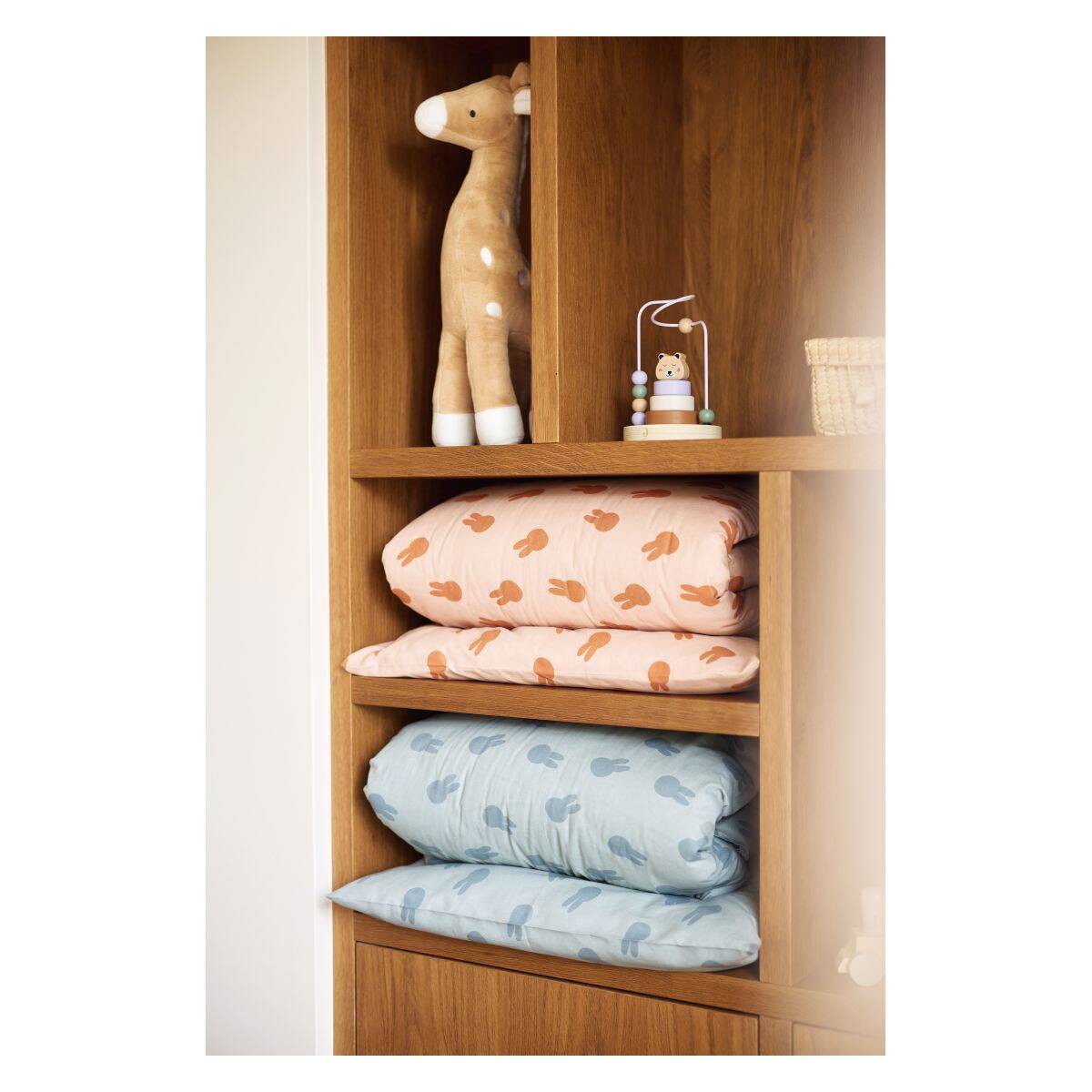 Jollein posteljnina 2-delna 100x140cm shadow wild rose