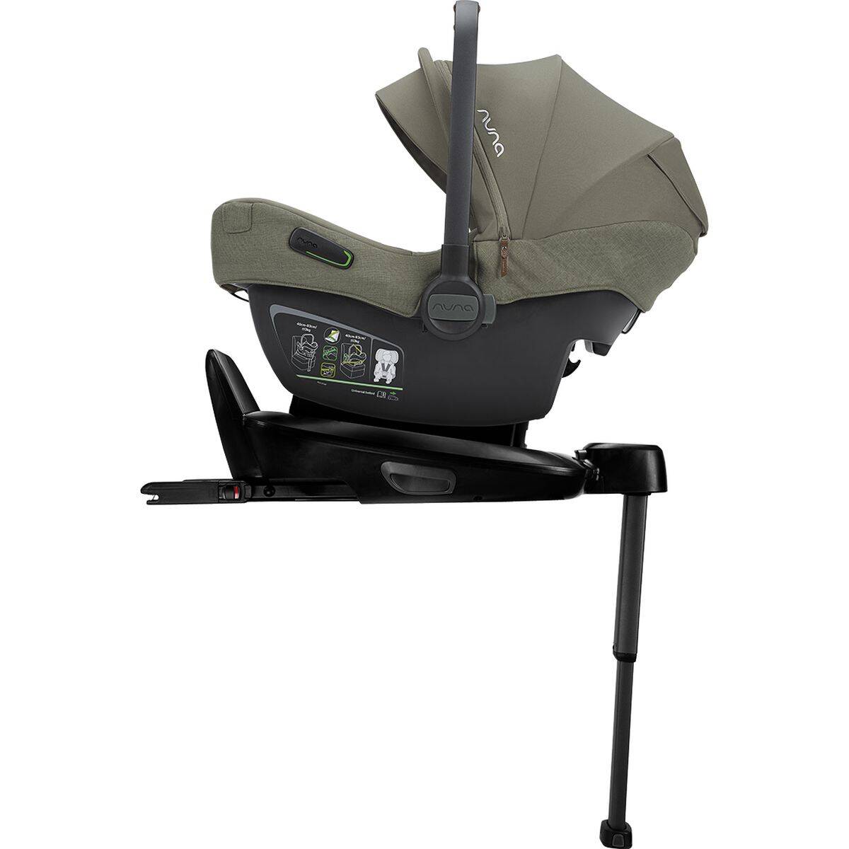 Nuna® Voziček 4v1 Pipa Next in baza Next Triv Next pine
