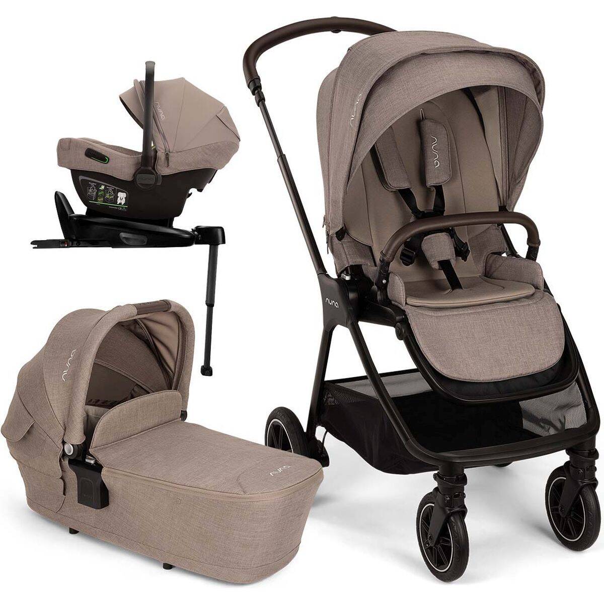 Nuna® Voziček 4v1 Pipa Next in baza Next Triv Next cedar