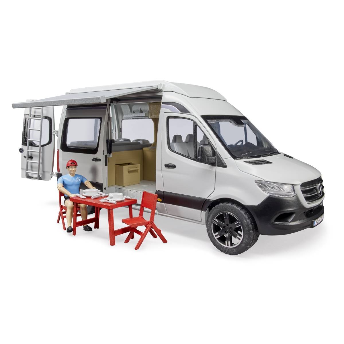 BRUDER automobil MB Sprinter Camper s vozačem