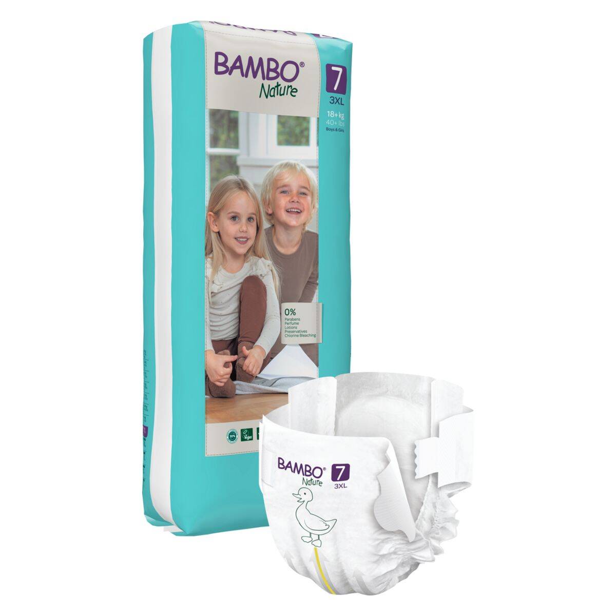 Bambo Nature plenice 3XL 7, 18+ kg 1000025482