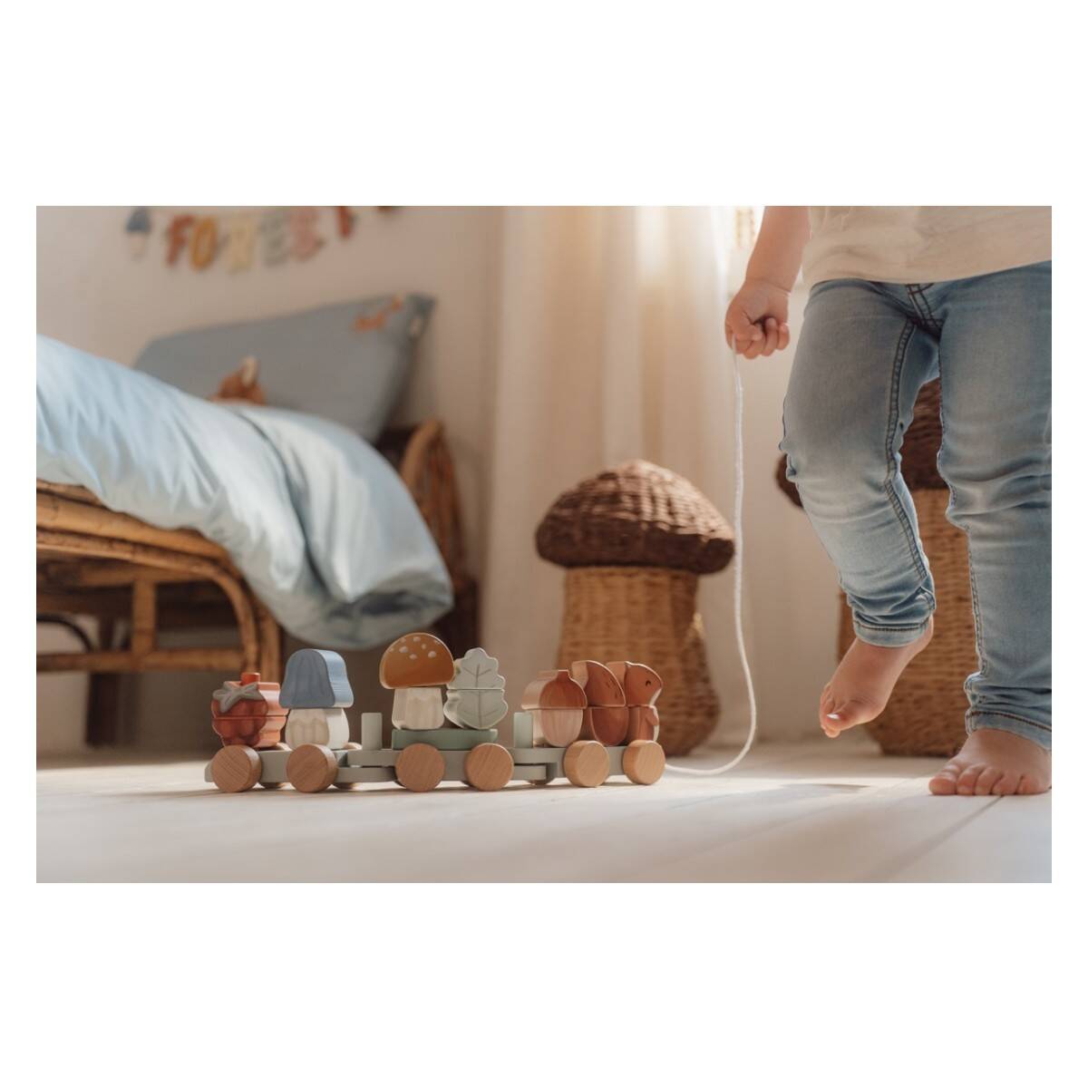 LITTLE DUTCH drveni vlakić Vjeverica Forest Friends LD7235