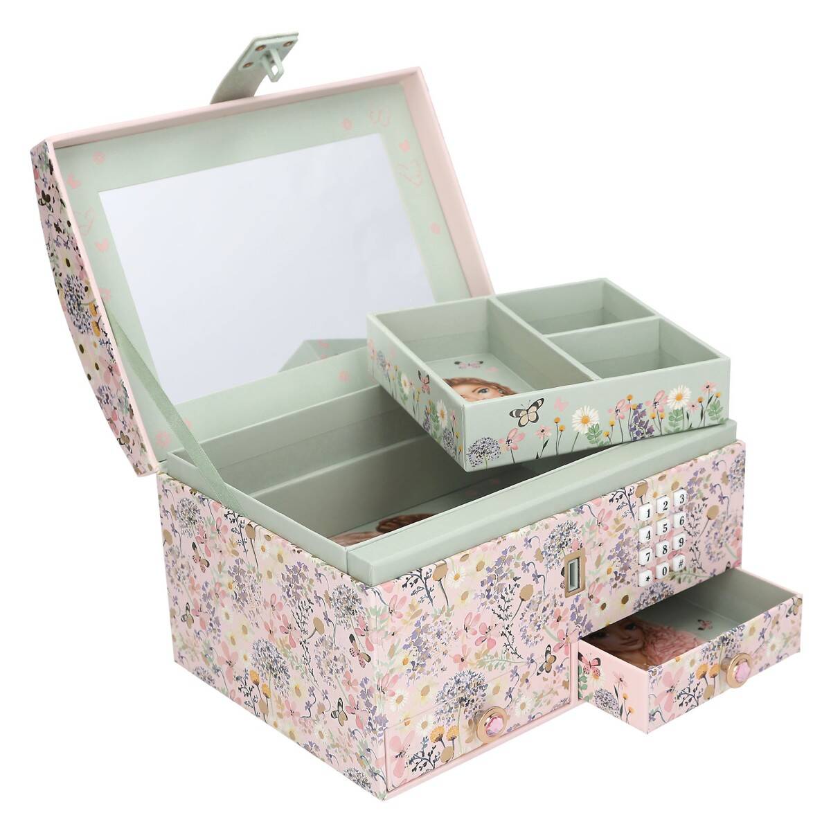 TOP MODEL Kutija za nakit s tajnim kodom i zvukom SUMMER FEELING