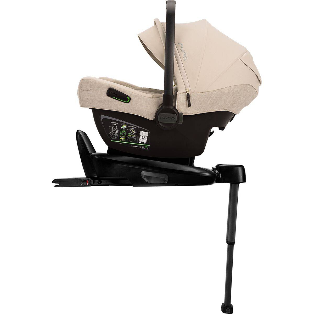 Nuna® Voziček 4v1 Pipa Next in baza Next Triv Next biscotti