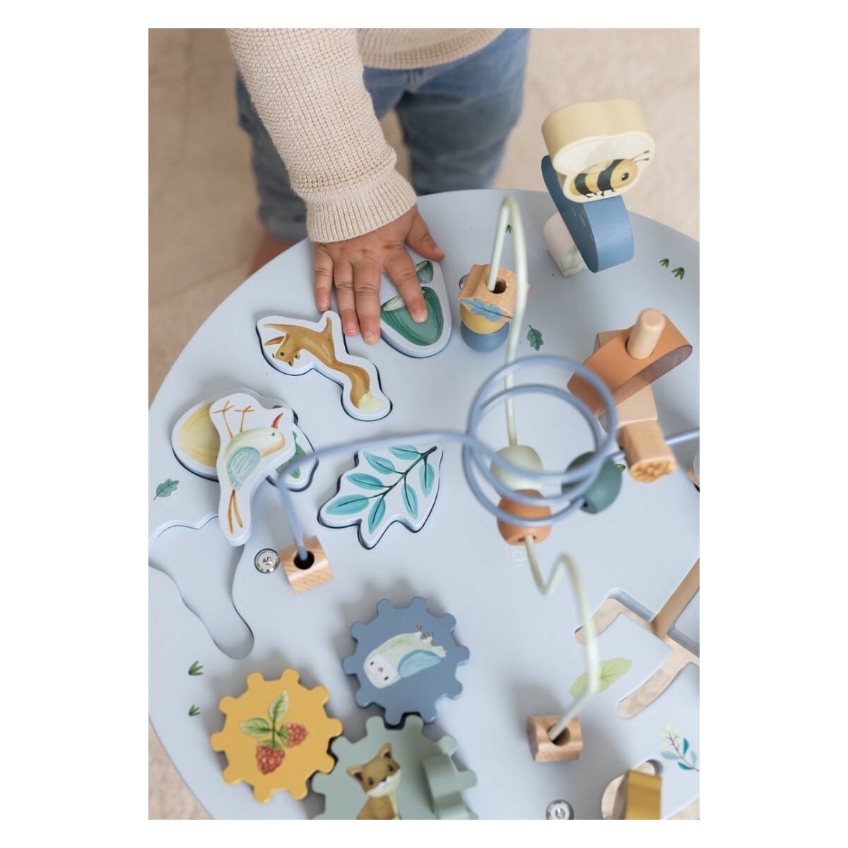 LITTLE DUTCH aktivni stol Forest Friends LD7241