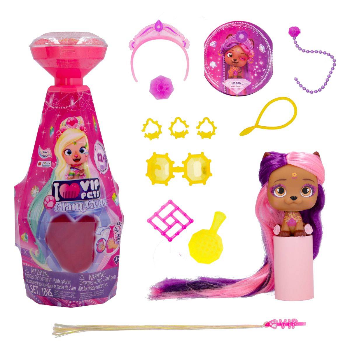 IMC TOYS psić Vip Pets Glam Gems