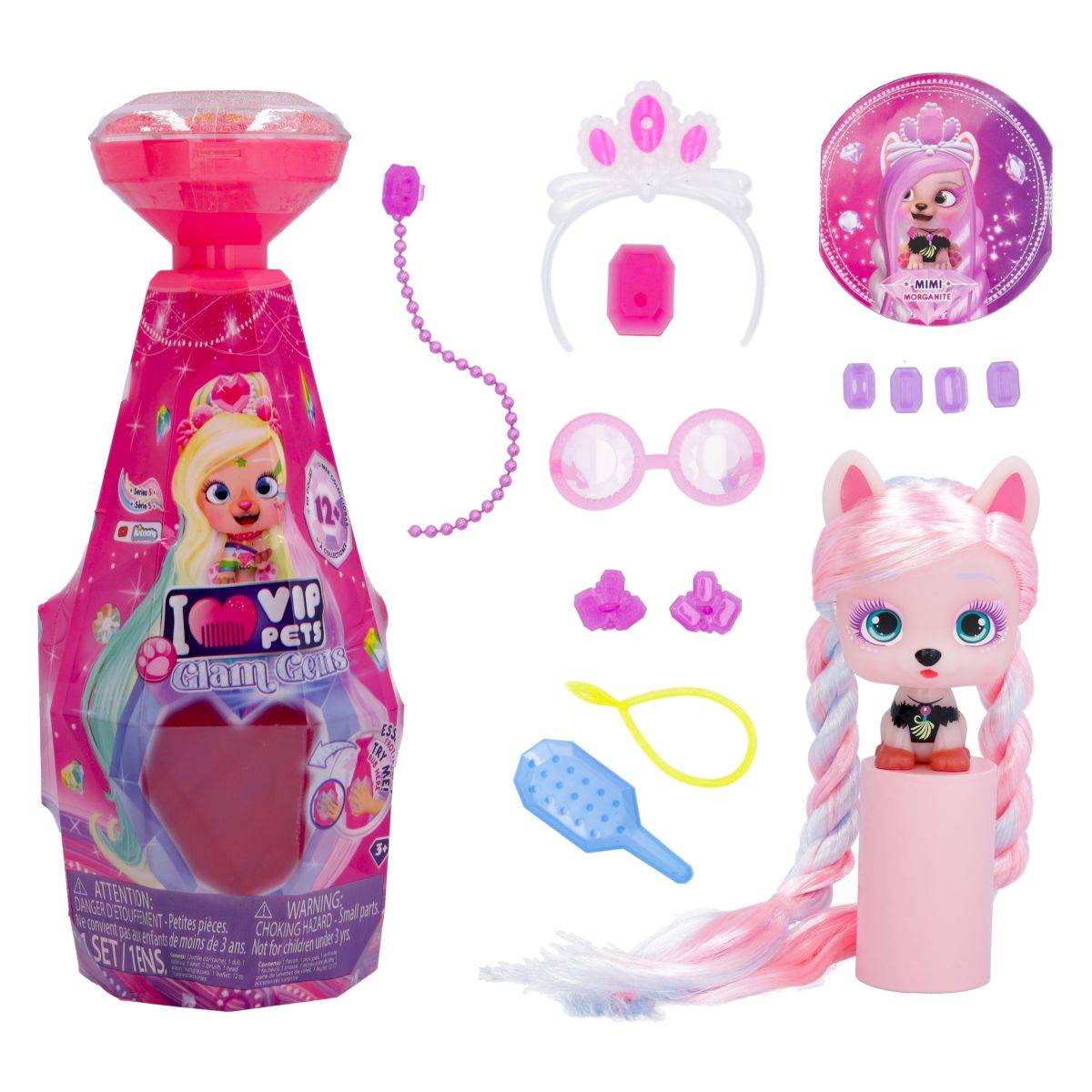IMC TOYS psić Vip Pets Glam Gems