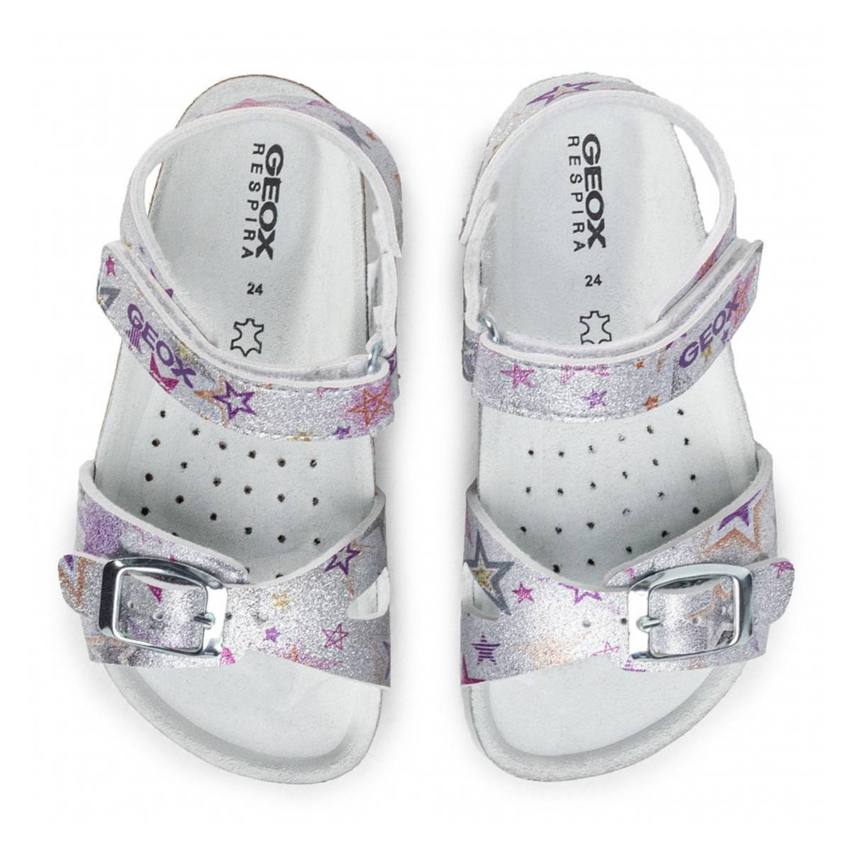 Geox sandal J028MC J ADRIEL G. C D silver 29