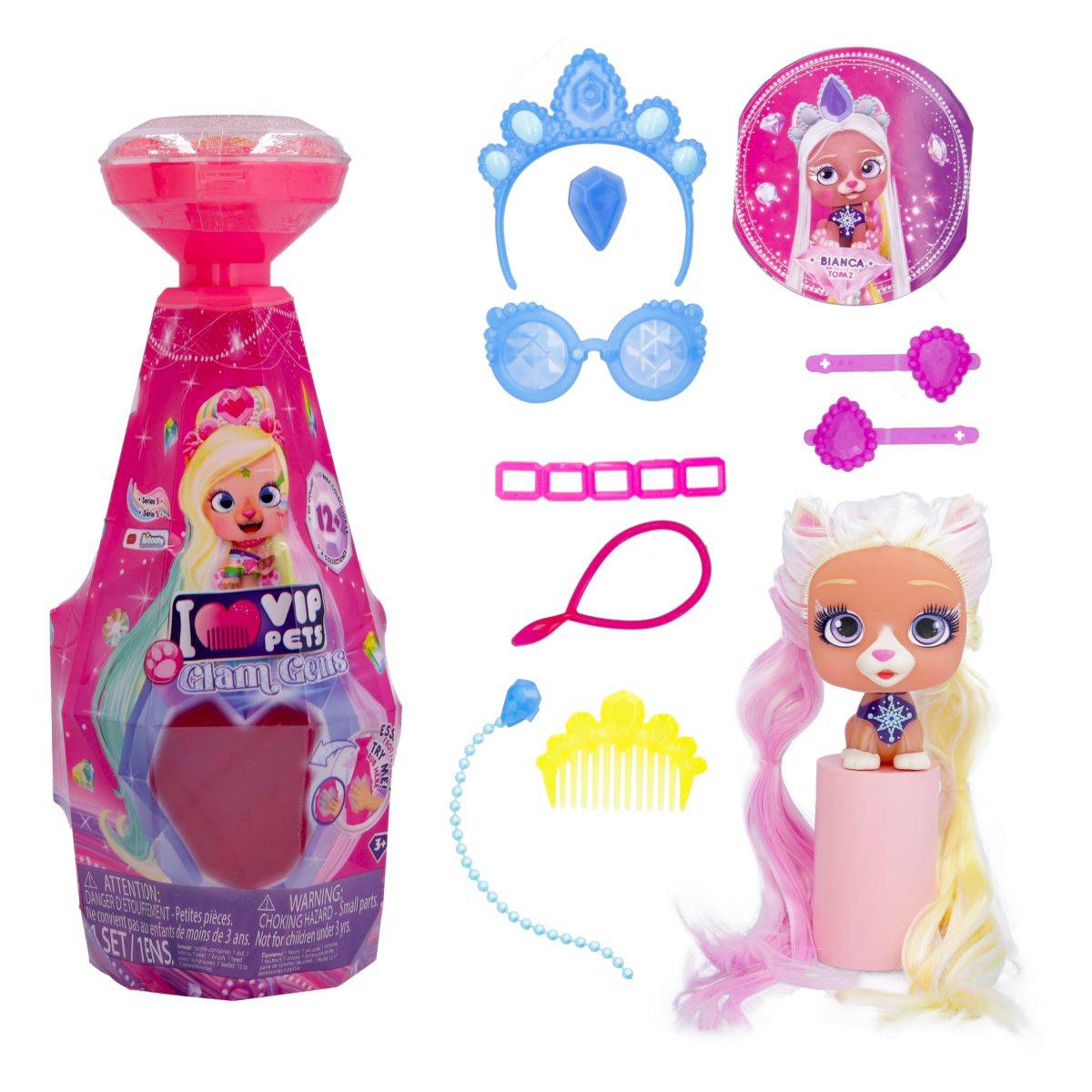 IMC TOYS psić Vip Pets Glam Gems