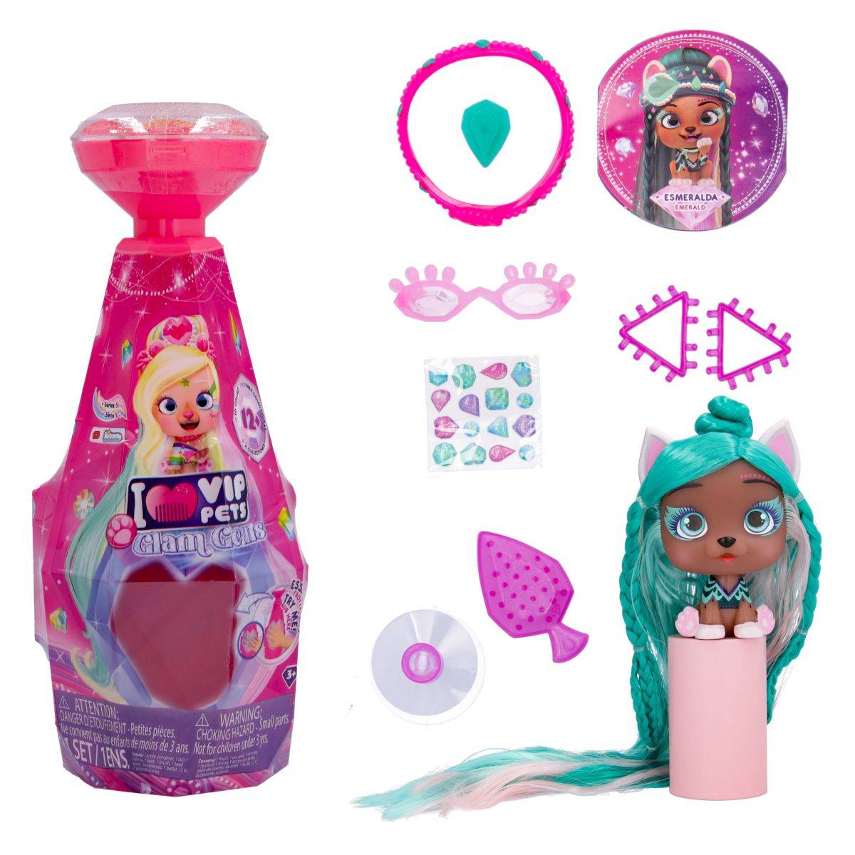 IMC TOYS psić Vip Pets Glam Gems