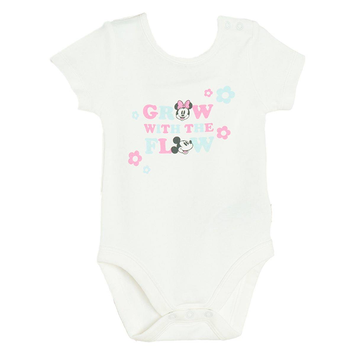 Cool Club perilo bodi 4 kosi KR LCG2802514-00 MINNIE MOUSE D Večbarvno 92