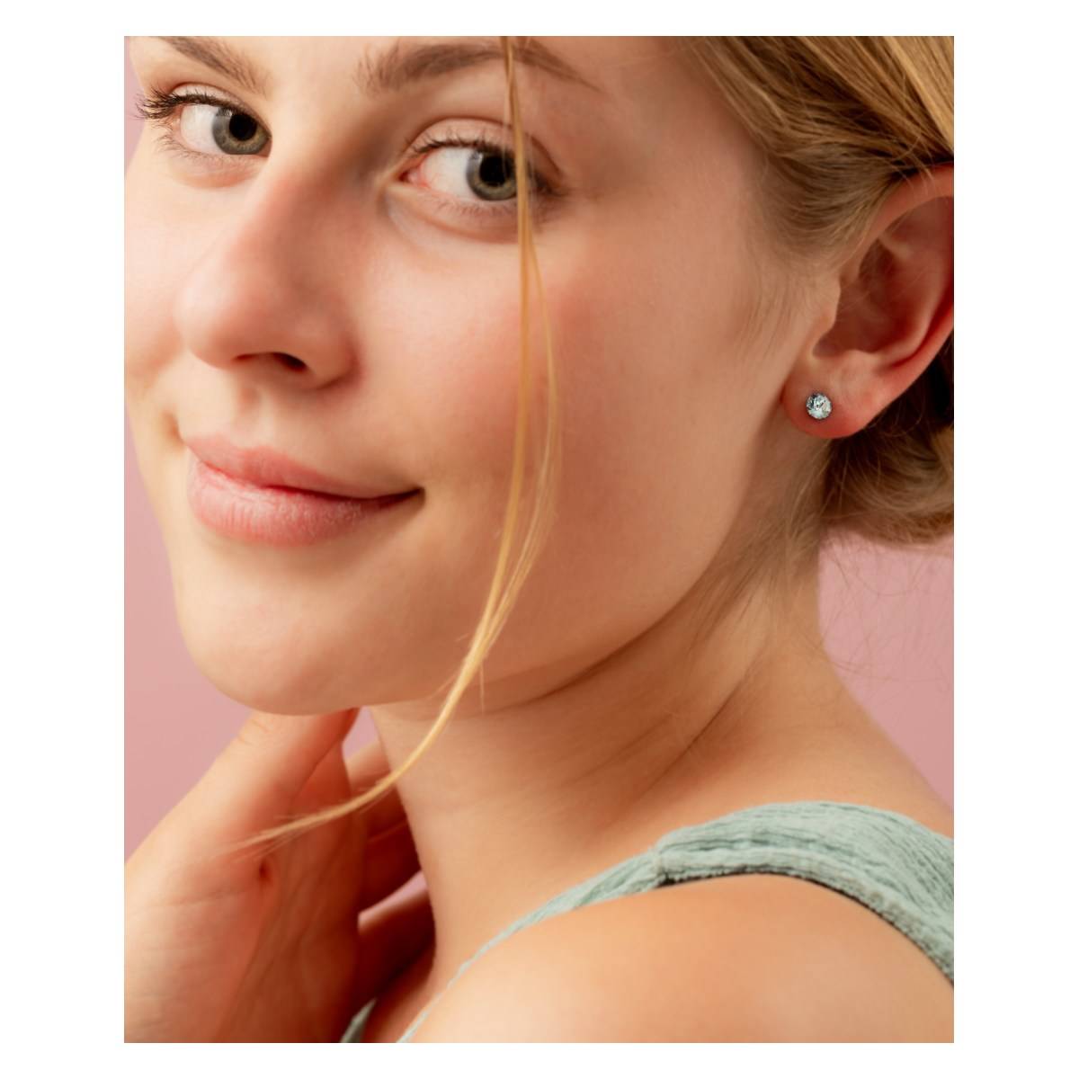 Tutu Biju modni dodaci naušnice XIRIUS 5.3 MM AQUAMARINE TXI53C202