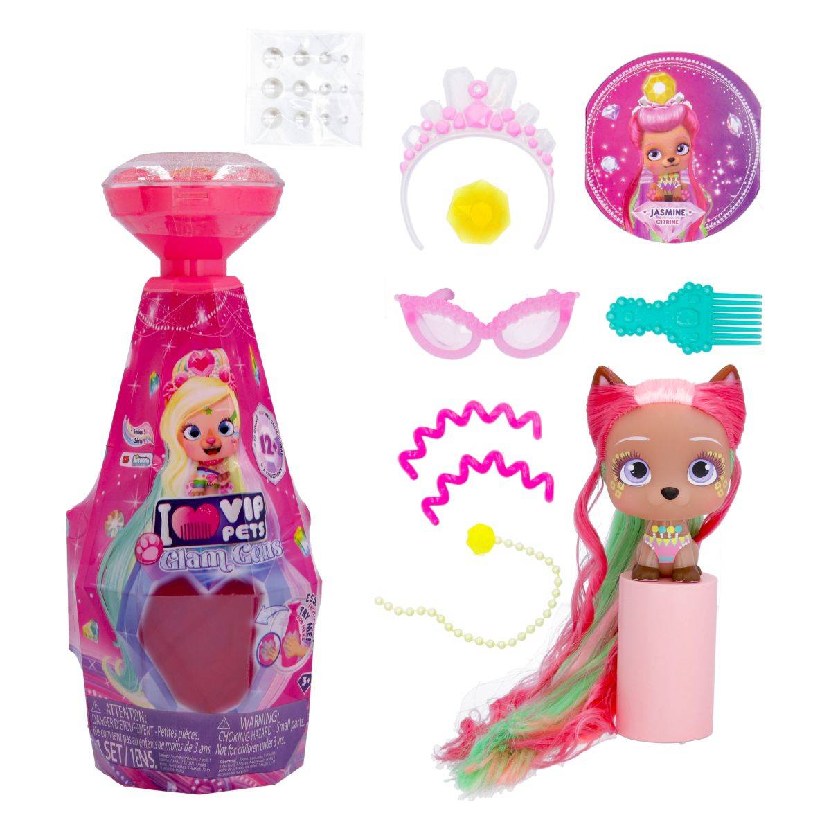 IMC TOYS psić Vip Pets Glam Gems